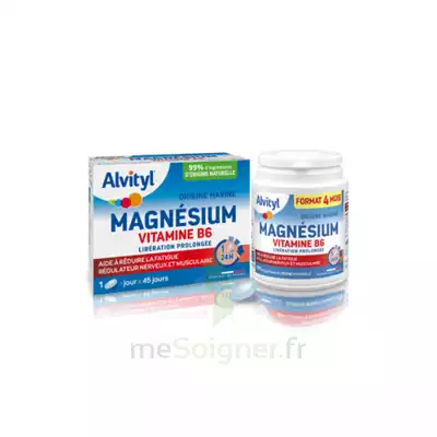 Alvityl Magnésium Vitamine B6 Libération Prolongée Comprimés Lp B/45 à QUEVERT